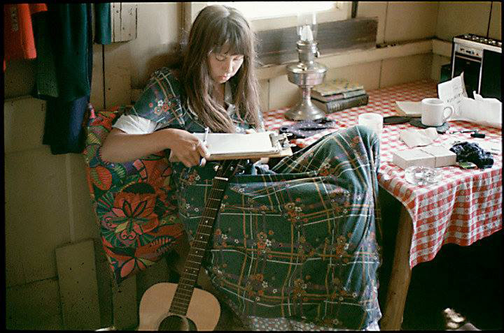 Jean Alkire in Big Sur in the 1970s