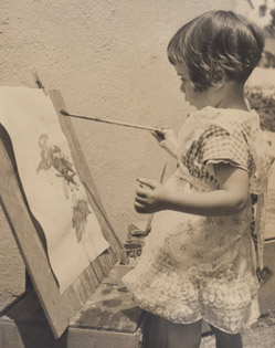 Alicia painting-age 3, 08-01-52-for website 90dpi