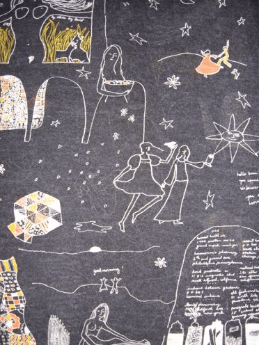 Aya's wool LOTE print